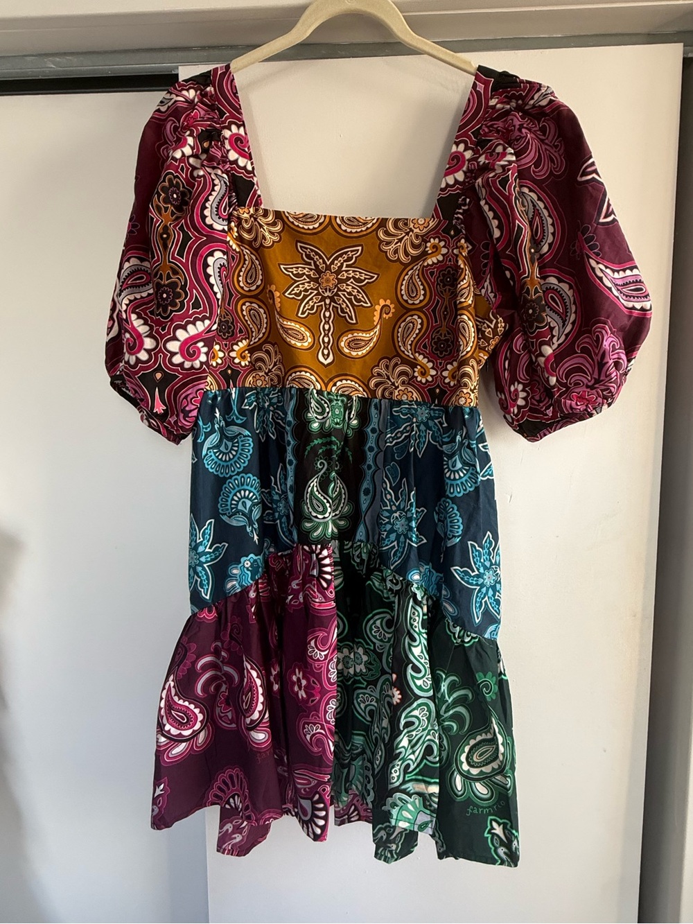 Farm Rio Bandana Print Mini Dress, XL, NWT - Picture 6 of 9